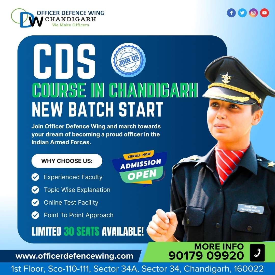 CDS Coaching in Chandigarh | Officer Defence Wing