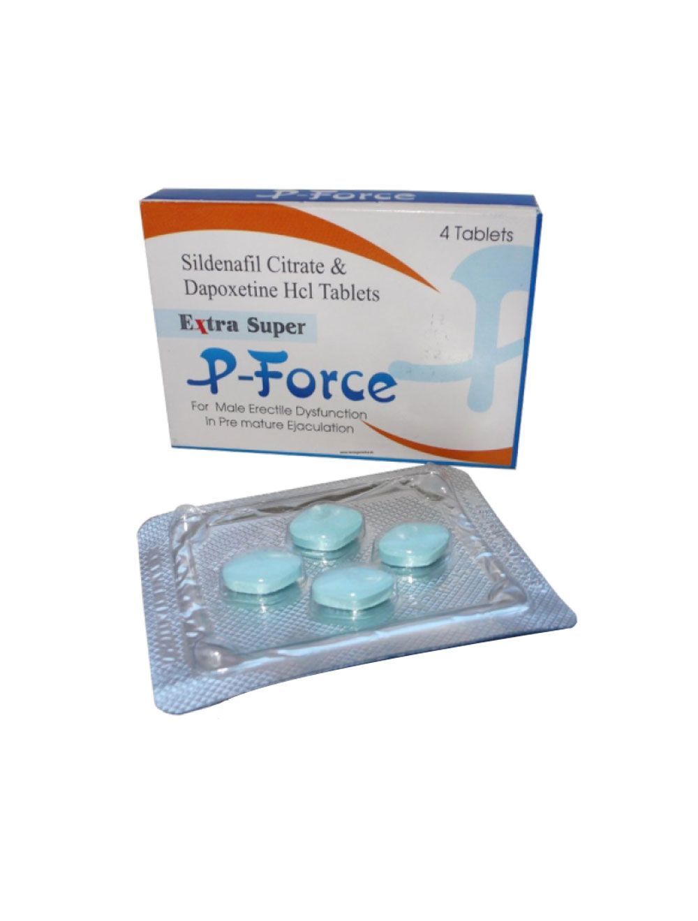 Buy Extra Super P Force 200mg Tablets ONline | Sildenafil citrate and dapoxetine