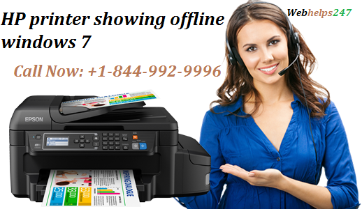HP printer showing offline how to online call now +1-844-992-9996