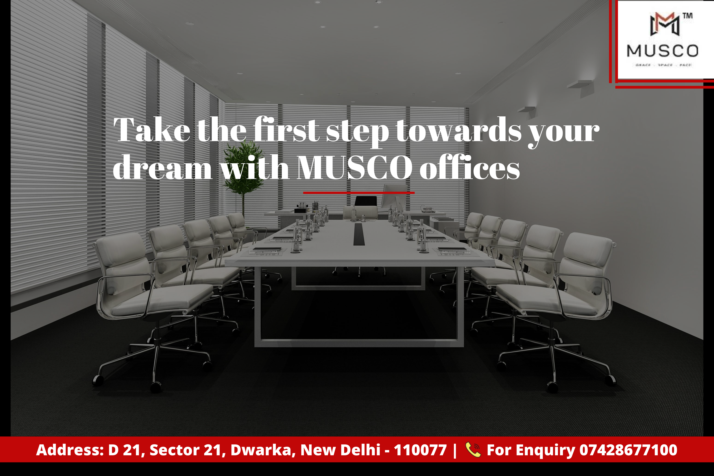 Furnished Commercial Office Space for Rent & Lease in Dwarka Delhi