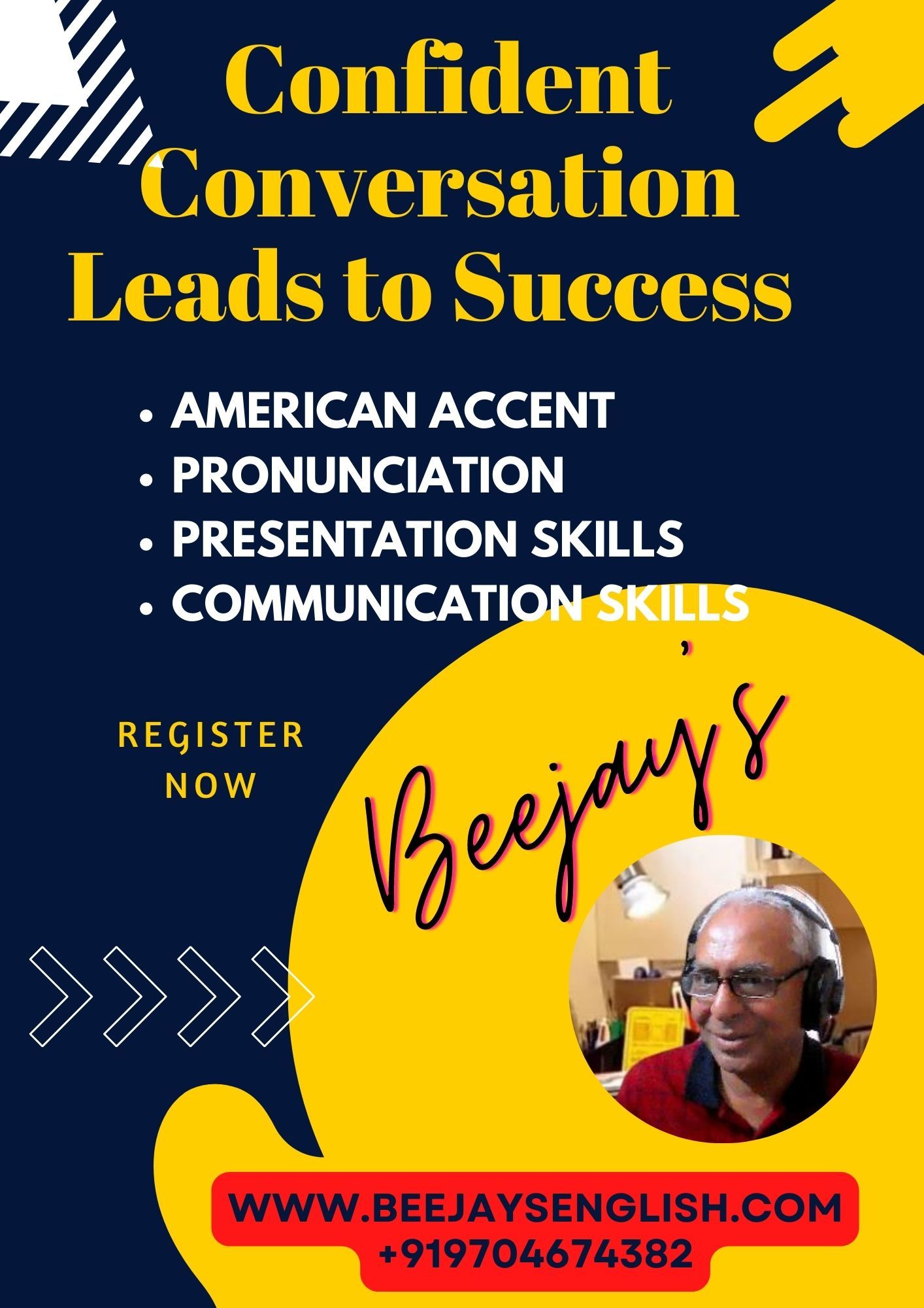 Beejays American Accent Online MasterClass for Indian Managers