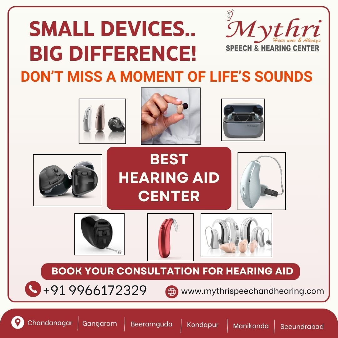 Best Speech and Hearing Center in Hyderabad- Now Near Your Location- Mythri Speech and Hearing