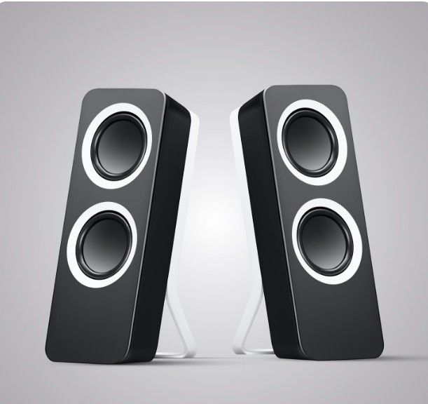 Powerful 200 Watts Pair Speakers Audio System