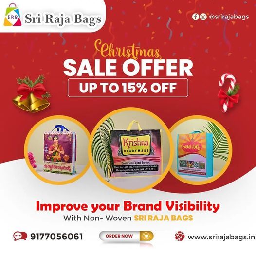 Bulk Order: Top-Quality D-Cut Plain Bags || from direct to factory rates || Sri Raja Bags