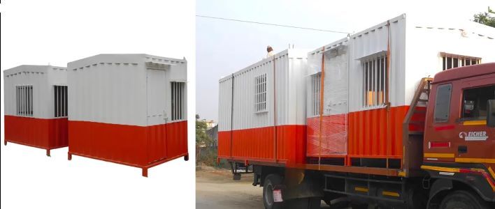 Office Container Company | Rectangular MS Porta Cabin