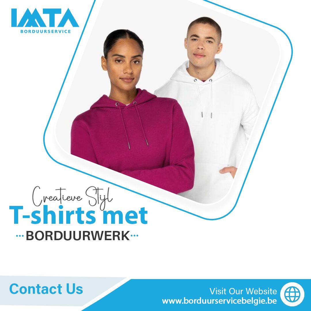  Creatieve Stijl- T-shirts met Borduurwerk