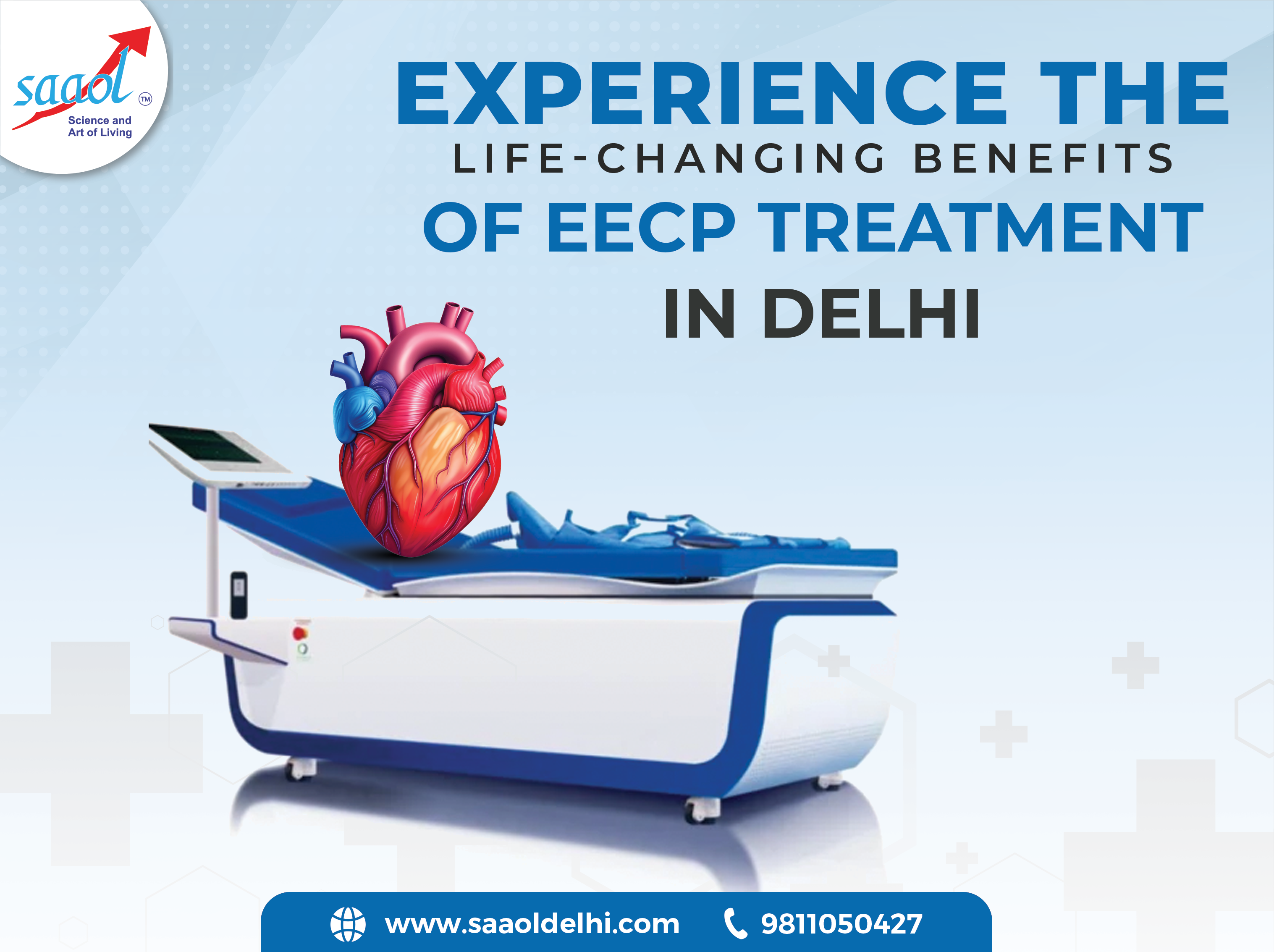 5 Reasons SAAOL is Best for EECP Therapy in Delhi