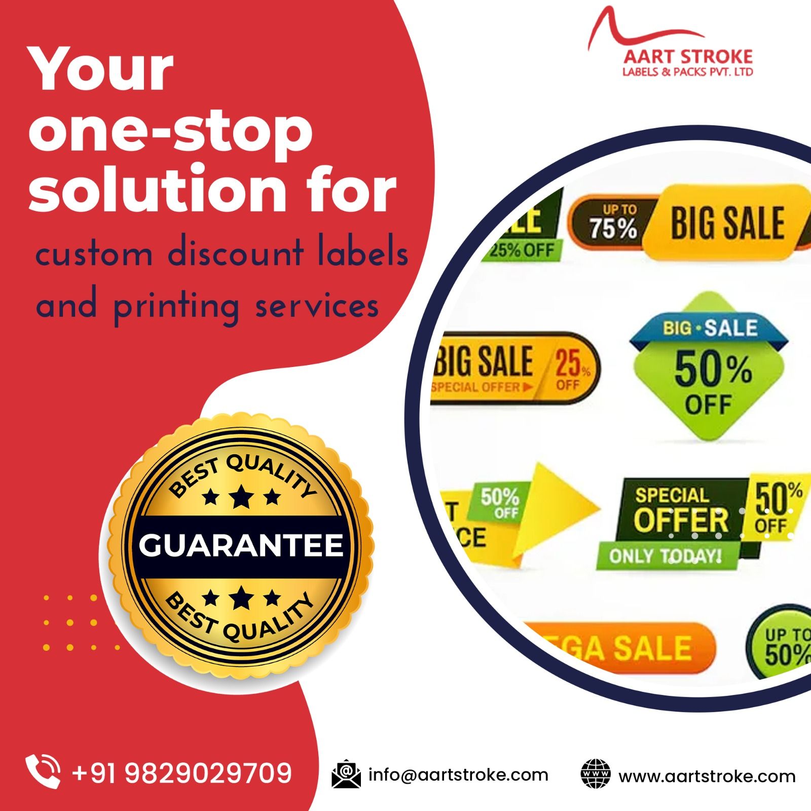 Label Printing Service in Jaipur | Custom Label Printing