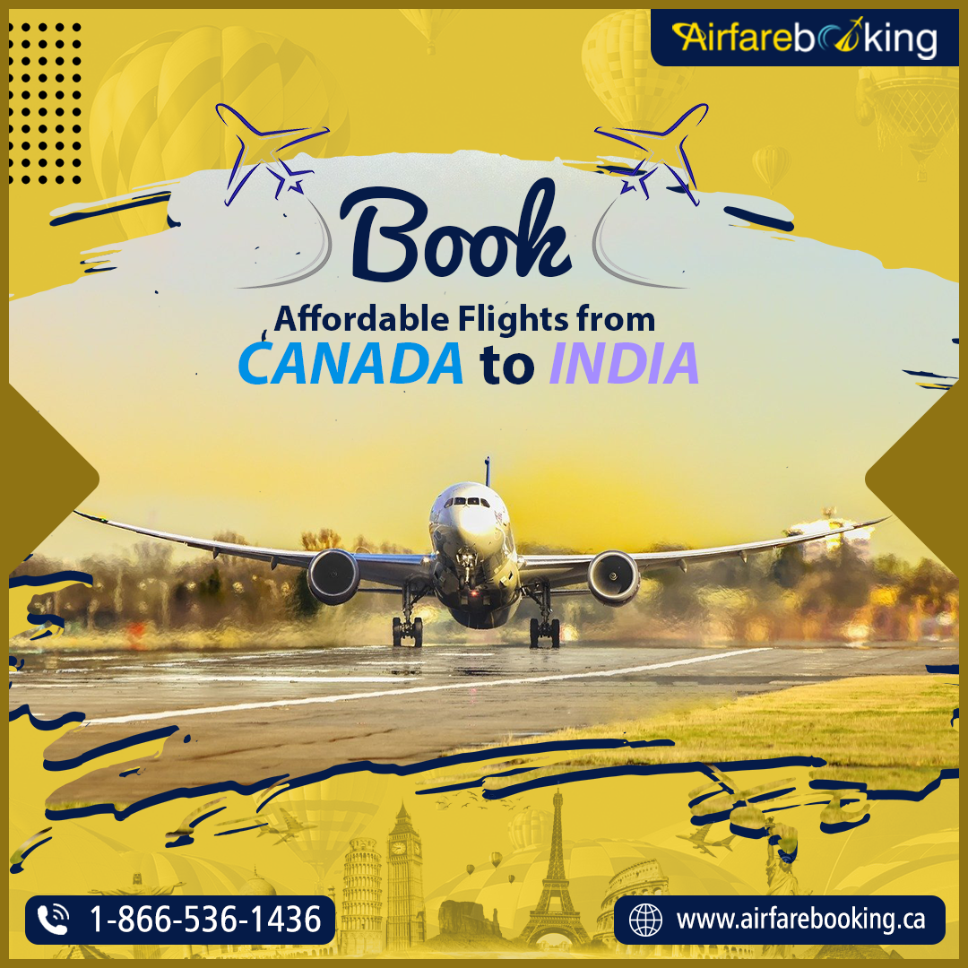 Book Affordable Flights from Canada to India