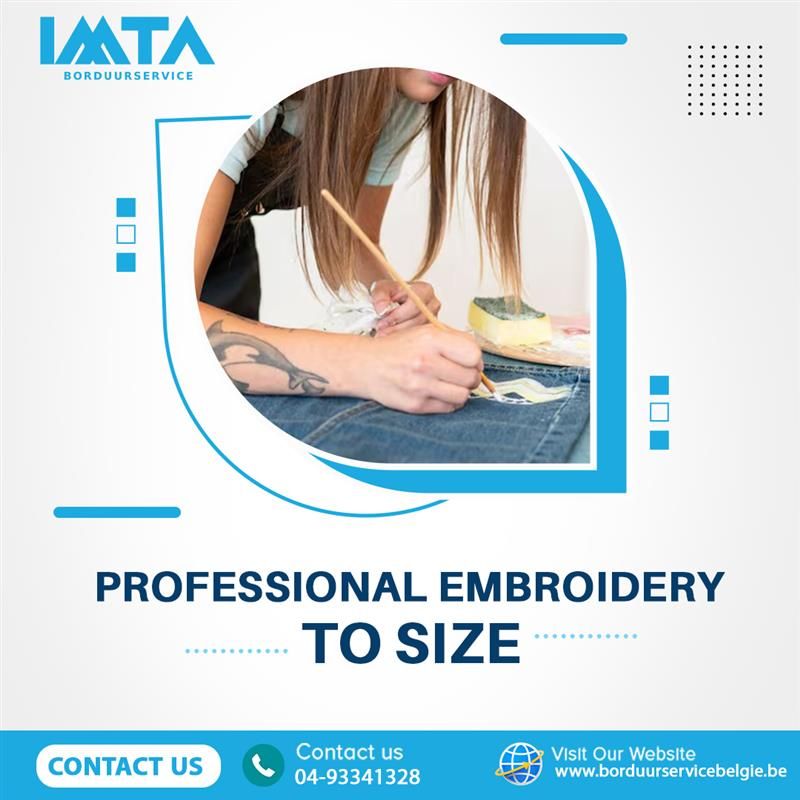 Professional Embroidery to Size