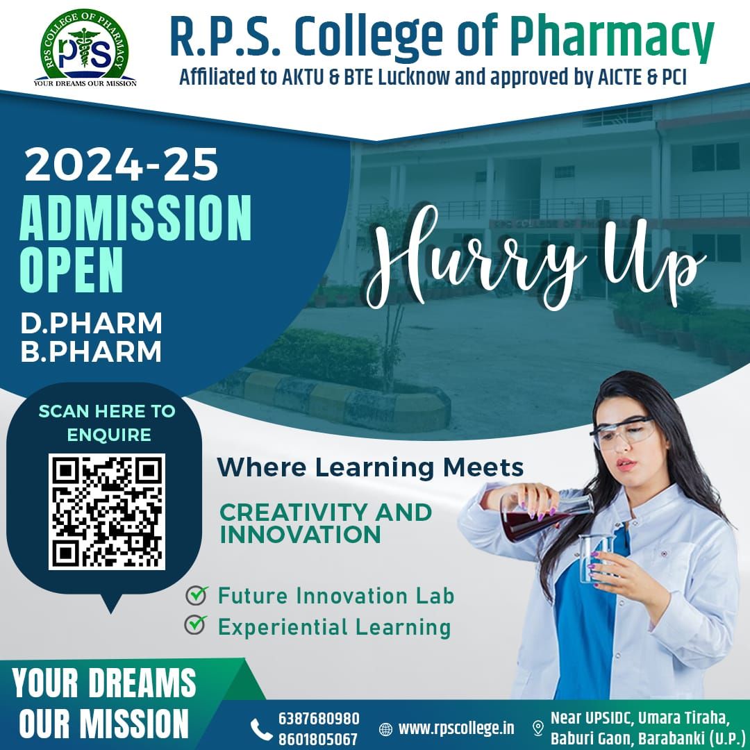 Best BPharma College in Lucknow - RPS College of Pharmacy 