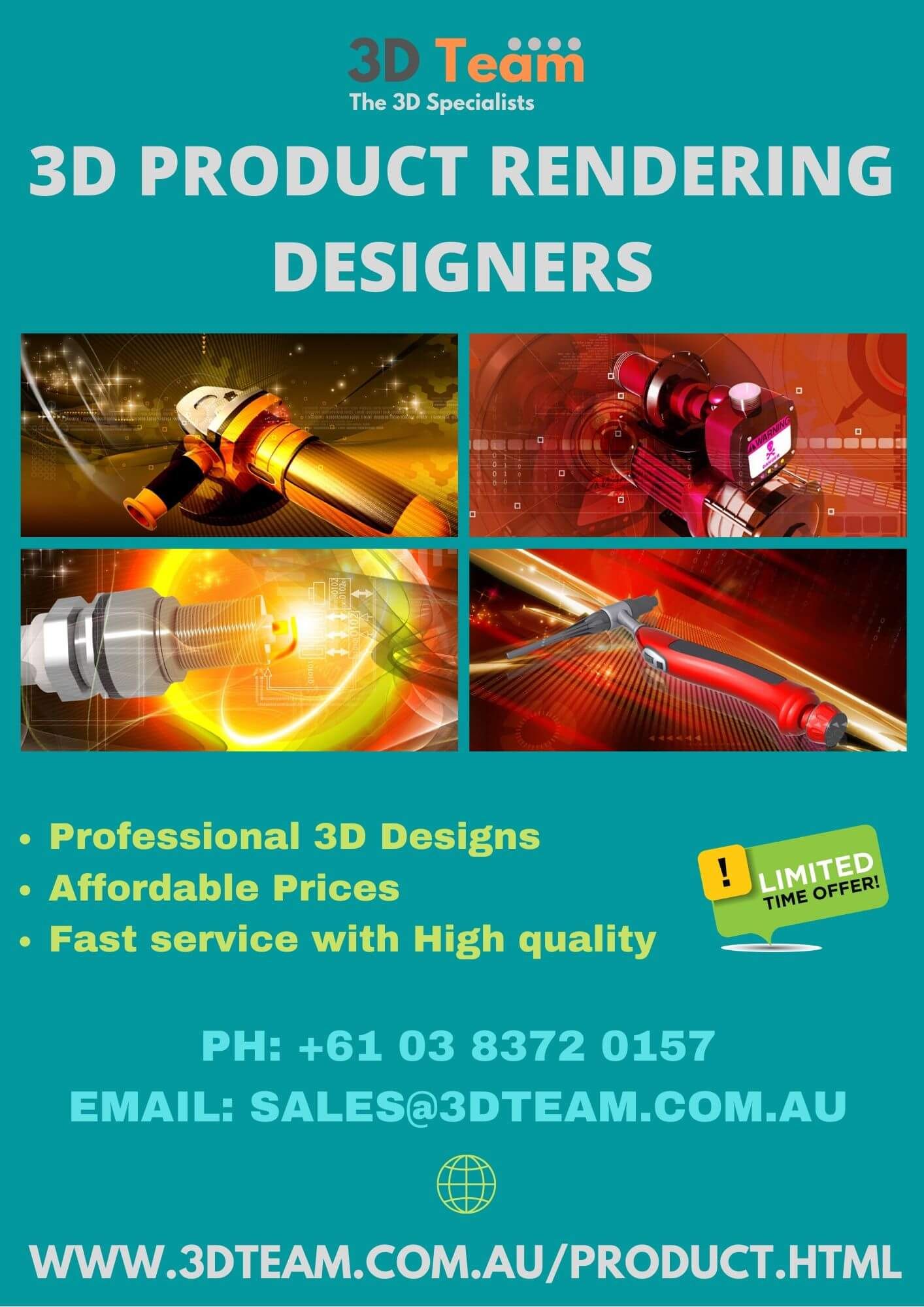 3D Product Rendering Services