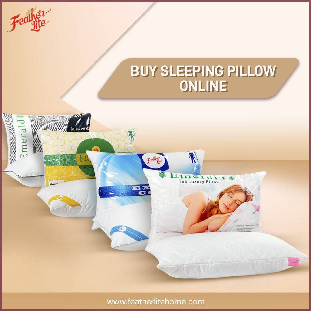 Buy Bed Pillow Online | Soft White Pillows in India – Featherltiehome