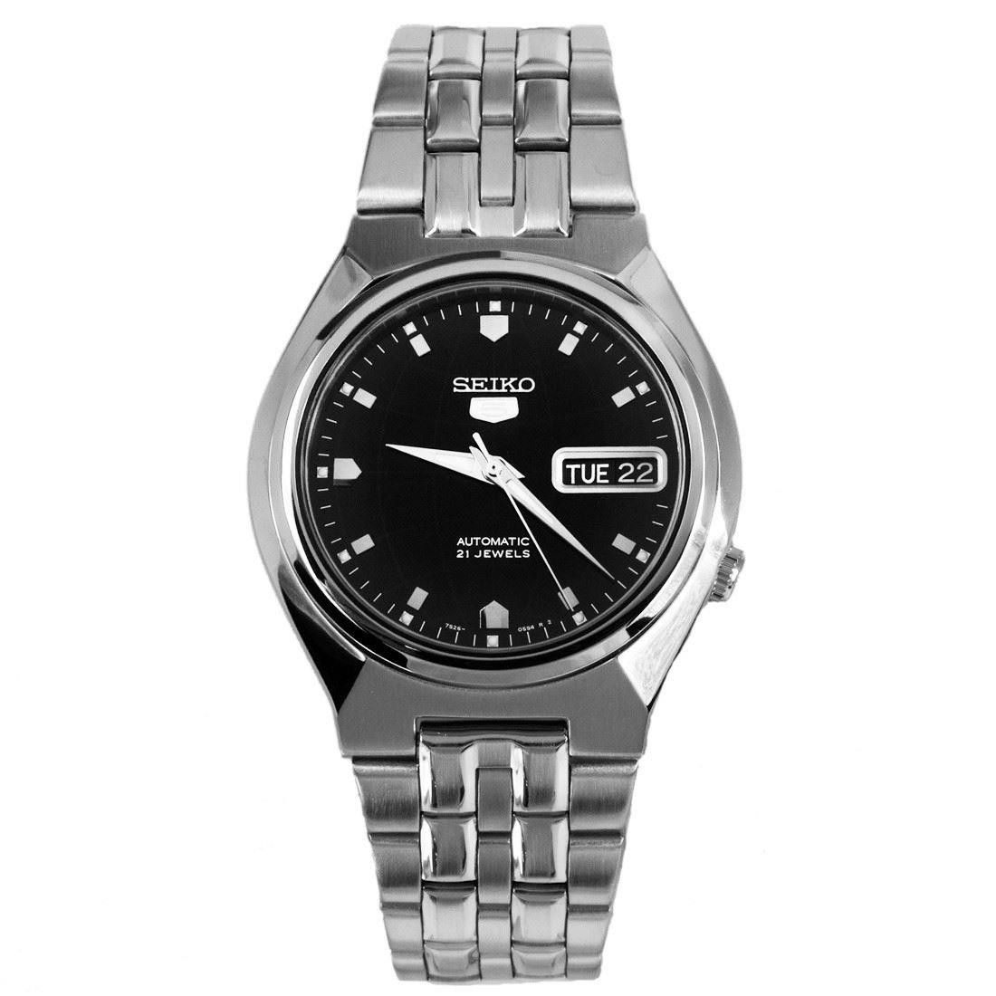 Seiko 5 Men Automatic Movement Stainless Steel Bracelet Fashion Watch SNKL71K1