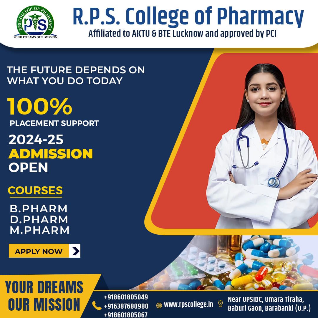 Best Pharmacy College in Lucknow - RPS College