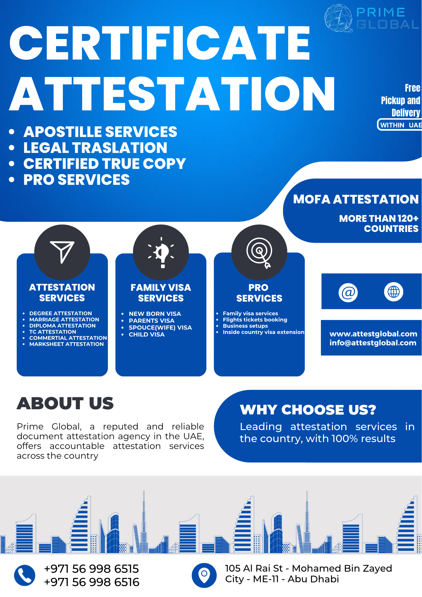 Affordable Certificate Attestation Services in the Abu Dhabi, Dubai and UAE