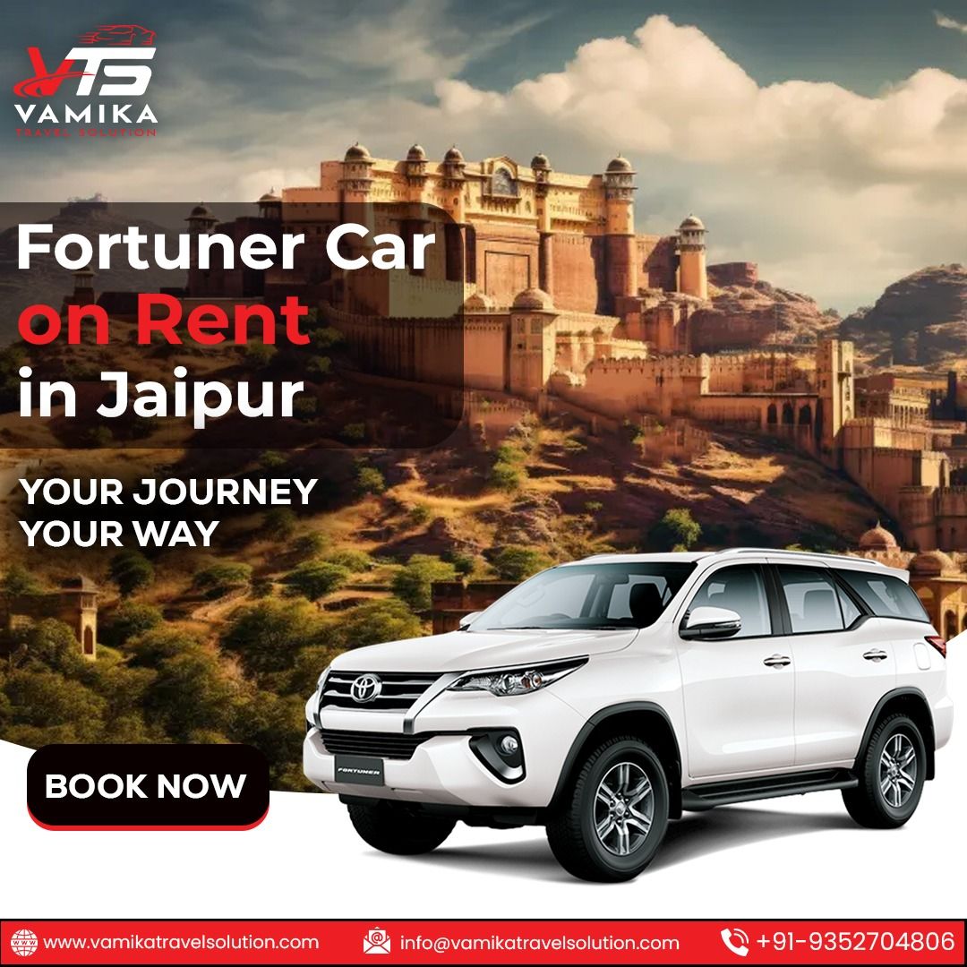 Fortuner car rental in Jaipur