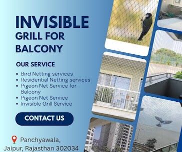 Modern & Safe Invisible Balcony Grill Solutions – Jaipur