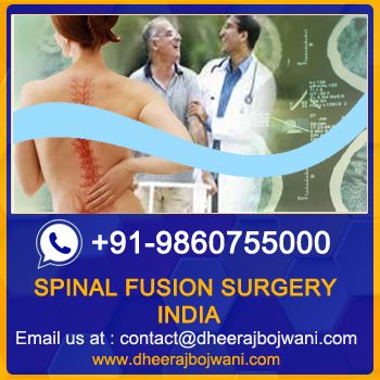 Average cost of Spinal Fusion Surgery in India