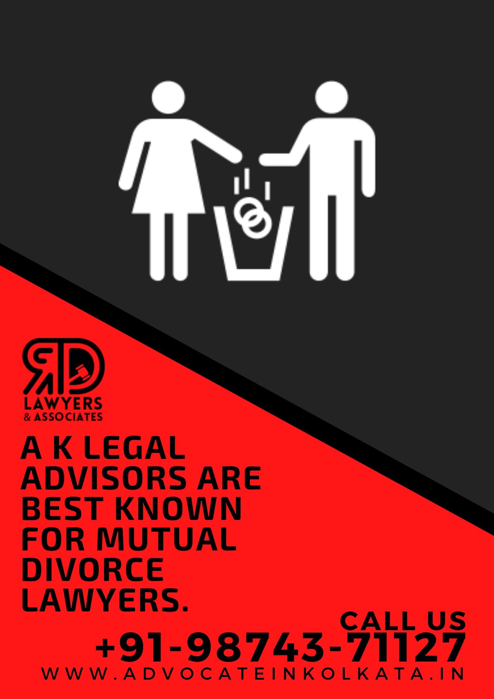 Mutual Divorce Law & Mutual Divorce Lawyer in kolkata Advocate Shilpi Das & AK Legal Advisors