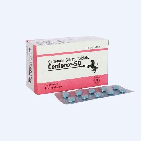 Cenforce 50 mg | Viagra, Sildenafil Citrate					