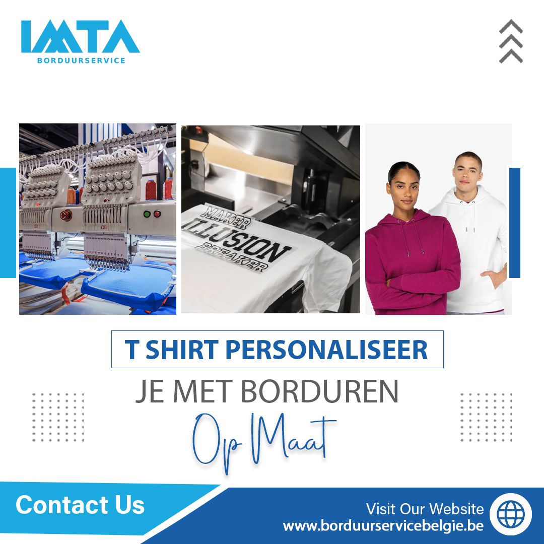 T Shirt Personaliseer je met Borduren op Maat 
