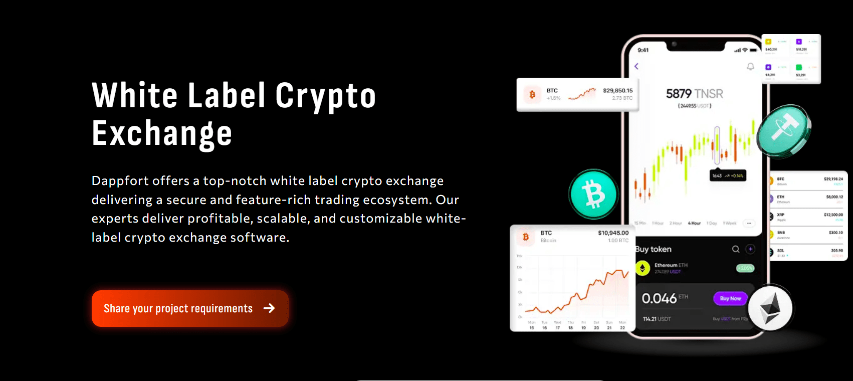Launch Your Own White Label Crypto Exchange with Dappfort
