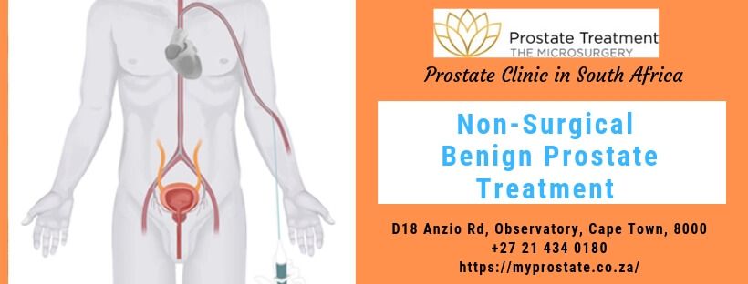Get the Non Surgical Benign Prostate Treatment Cape Town.
