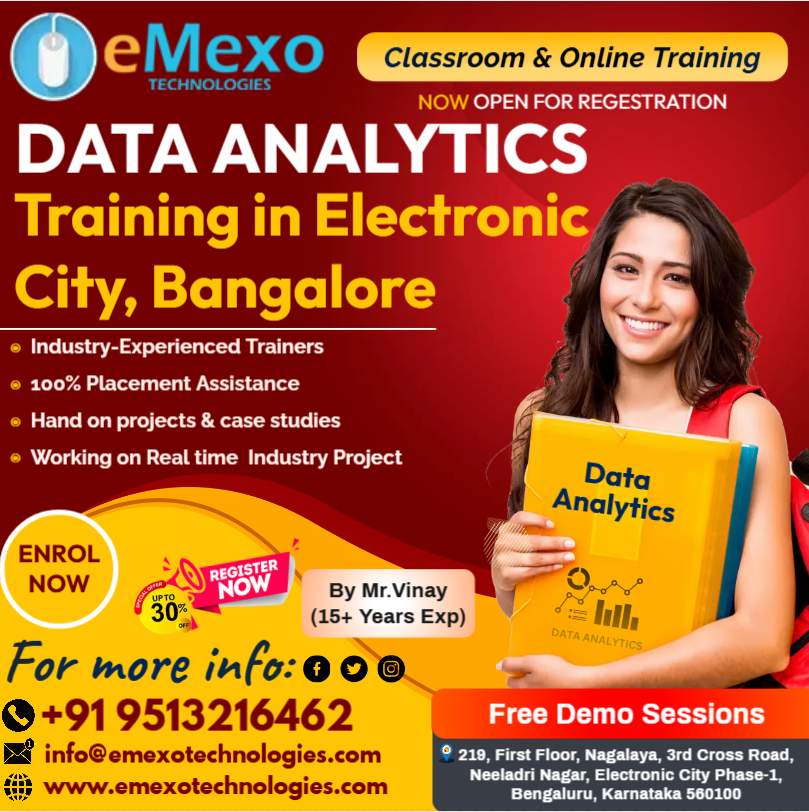 Best Data Analytics Training in Electronic City, Bangalore
