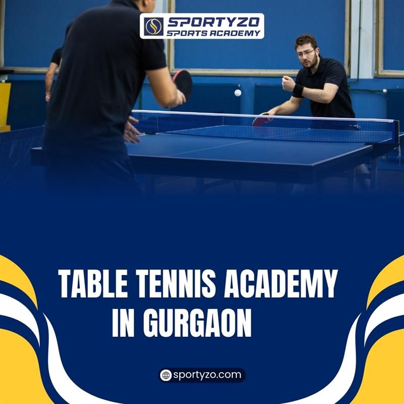 Which is the top table tennis academy in Gurgaon