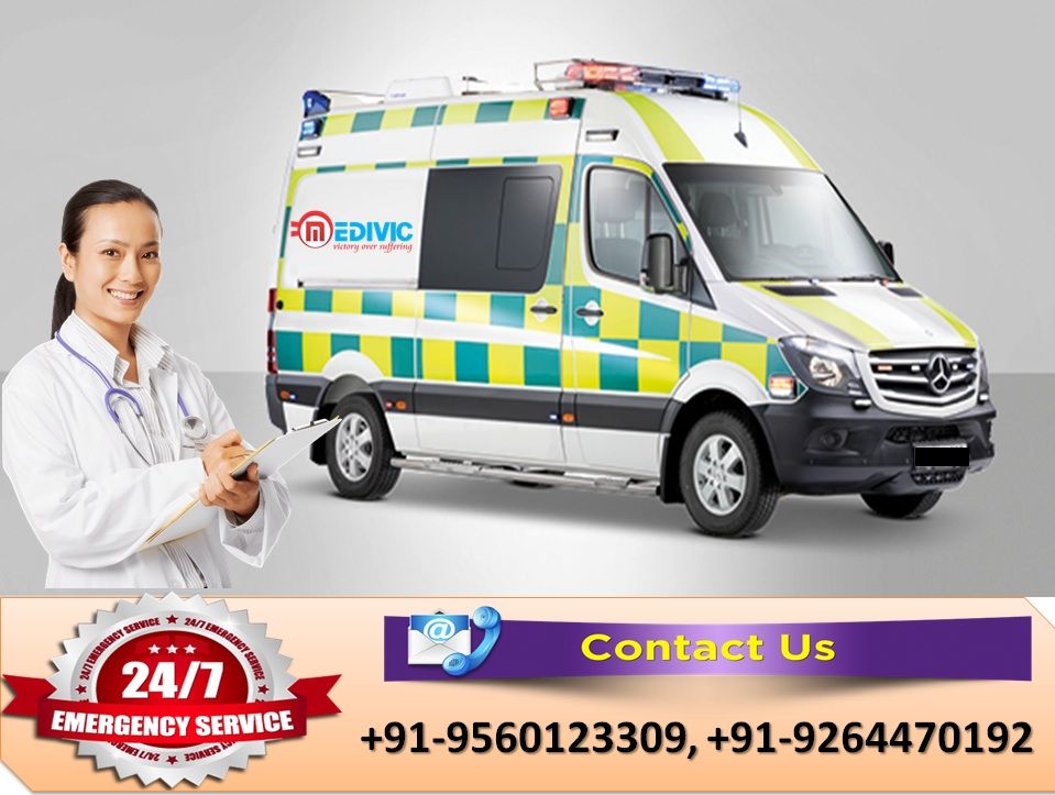 First-Class Medivic Ambulance Service in Sri Krishna Puri, Patnav