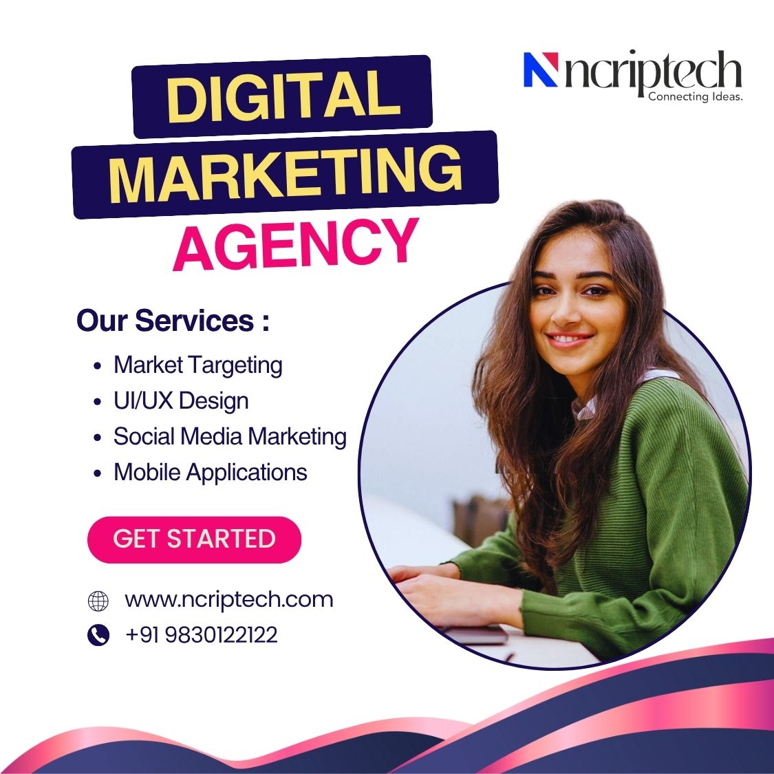 Best Digital Marketing Agency in Kolkata | Trusted by Brands – Ncriptech | Call: +919830122122