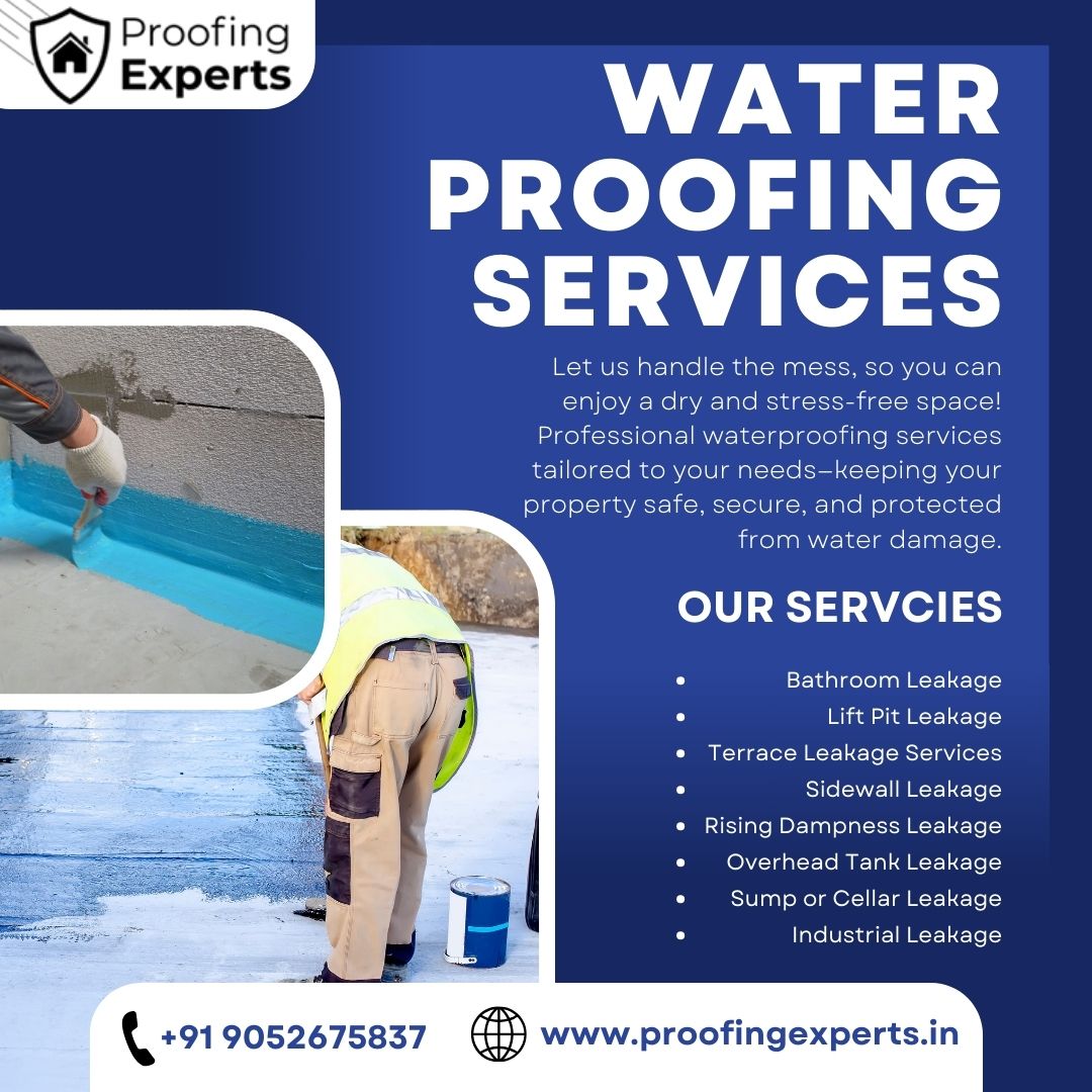 Waterproofing Services in Hyderabad | Waterproofing Experts