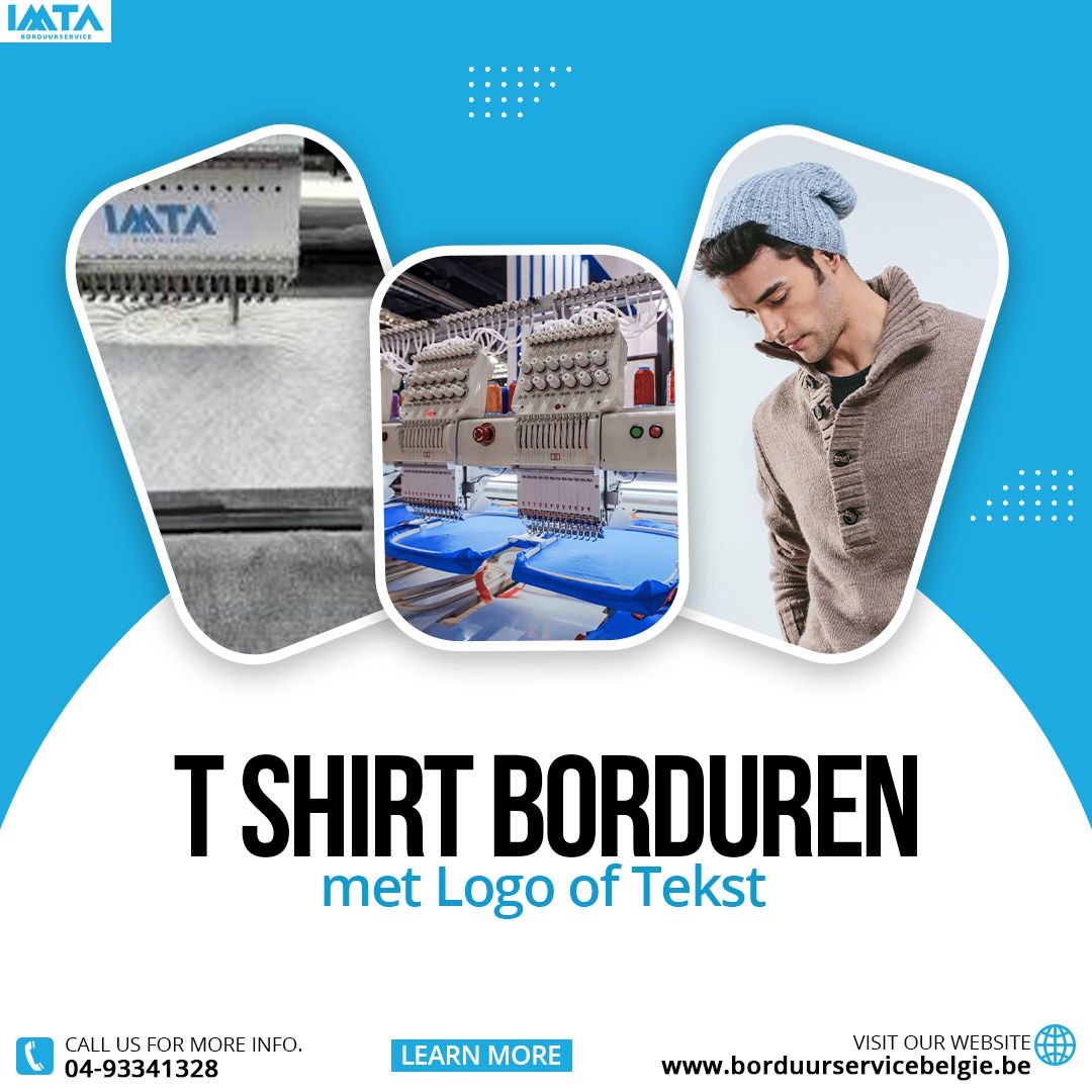 T-Shirt Borduren met Logo of Tekst