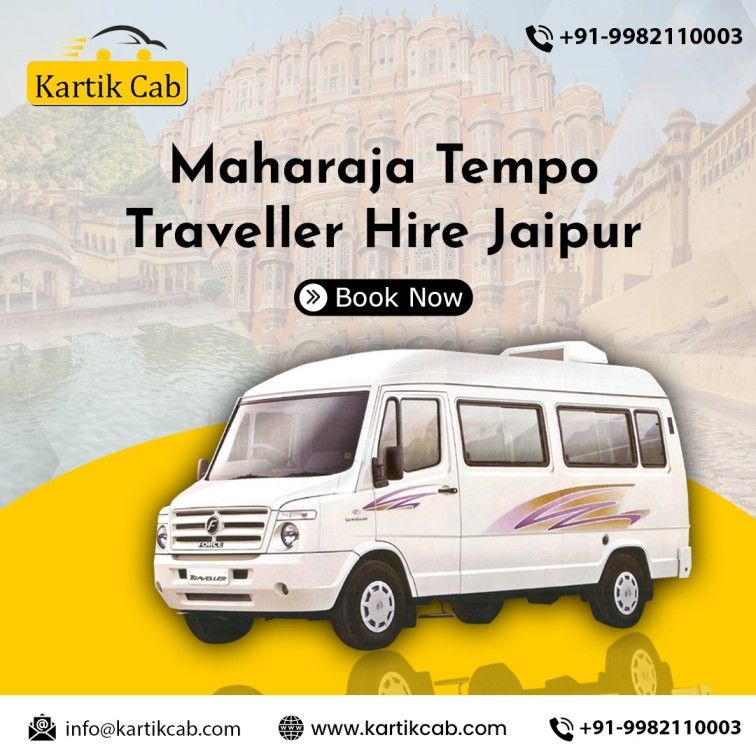 Maharaja Tempo Traveller in Jaipur Rajathan 