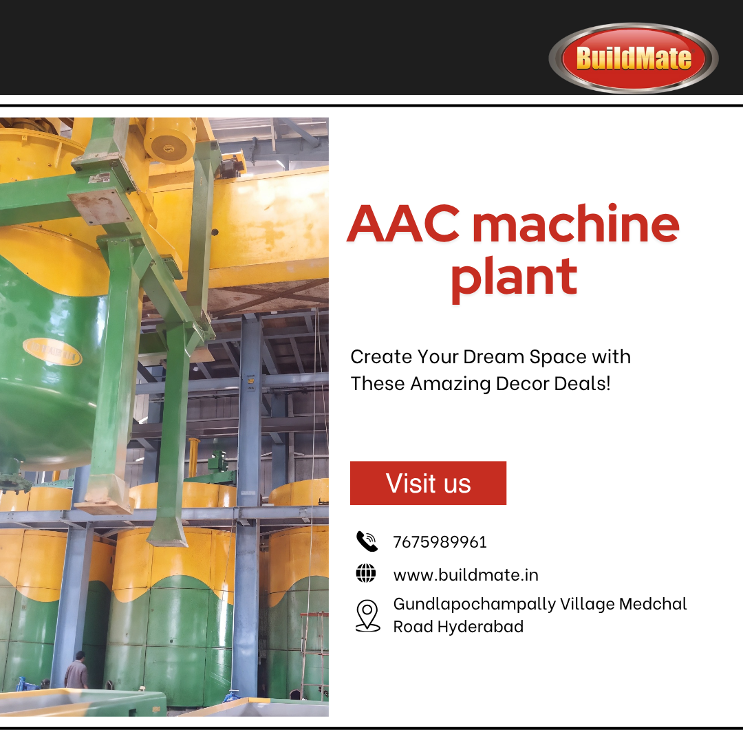 AAC machine plant in India|7675989961|Buildmate