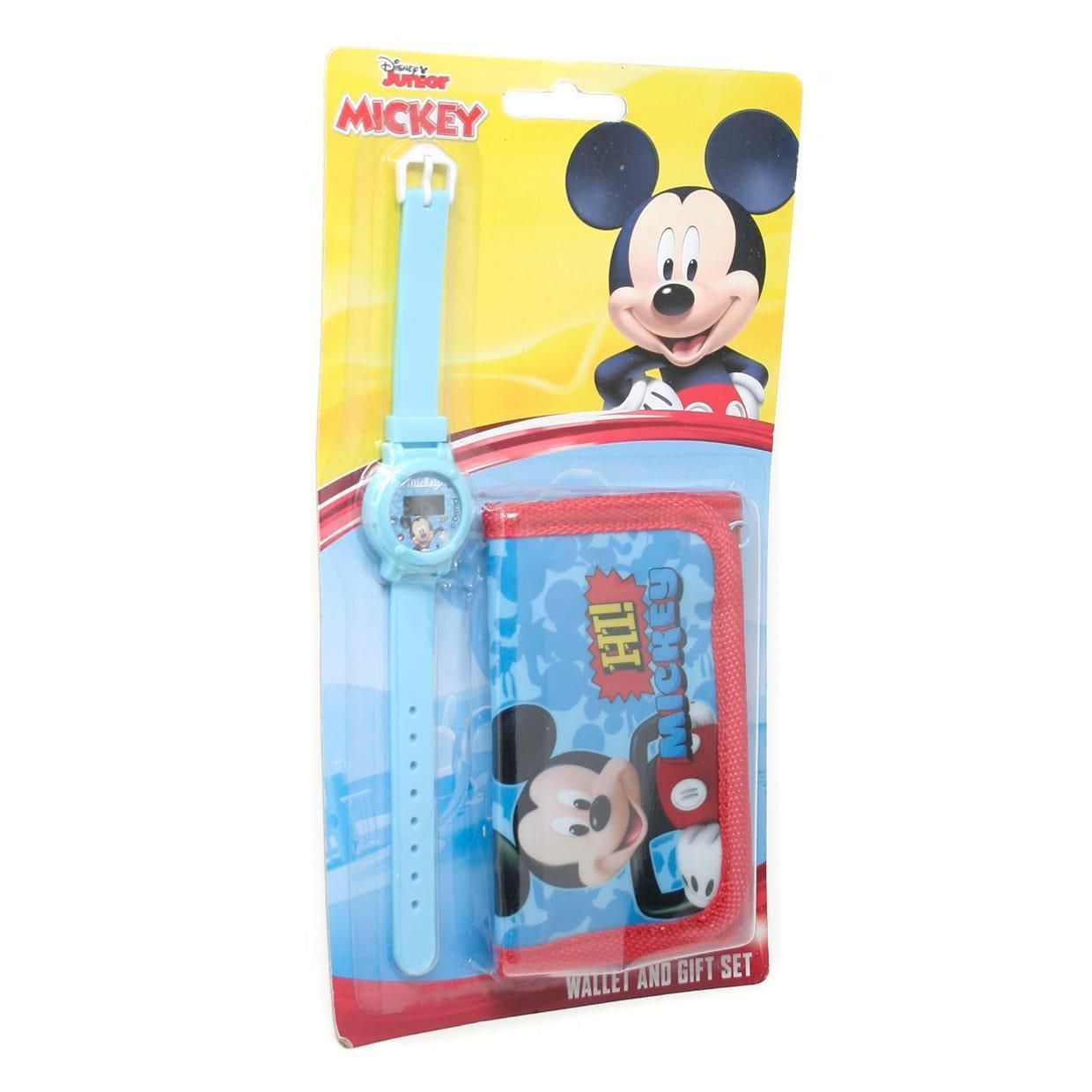 Templar Kids Digital Watch And Wallet Gift Set (Mickey Mouse)