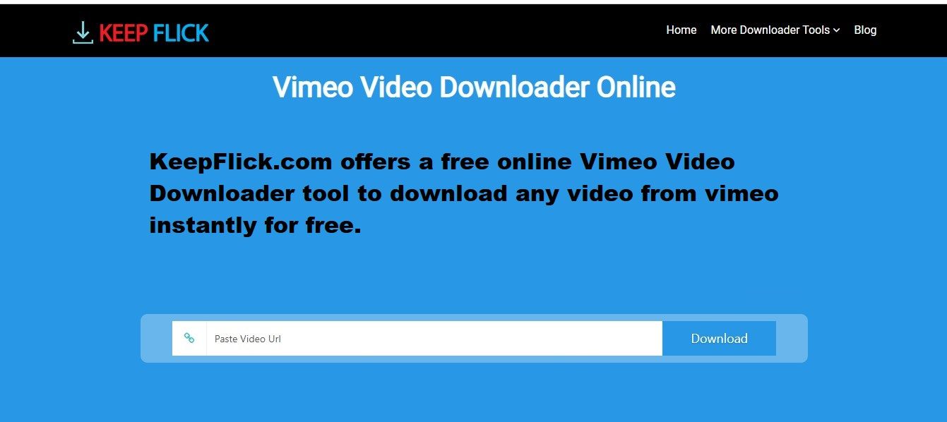 Vimeo Video Downloader | KeepFlick