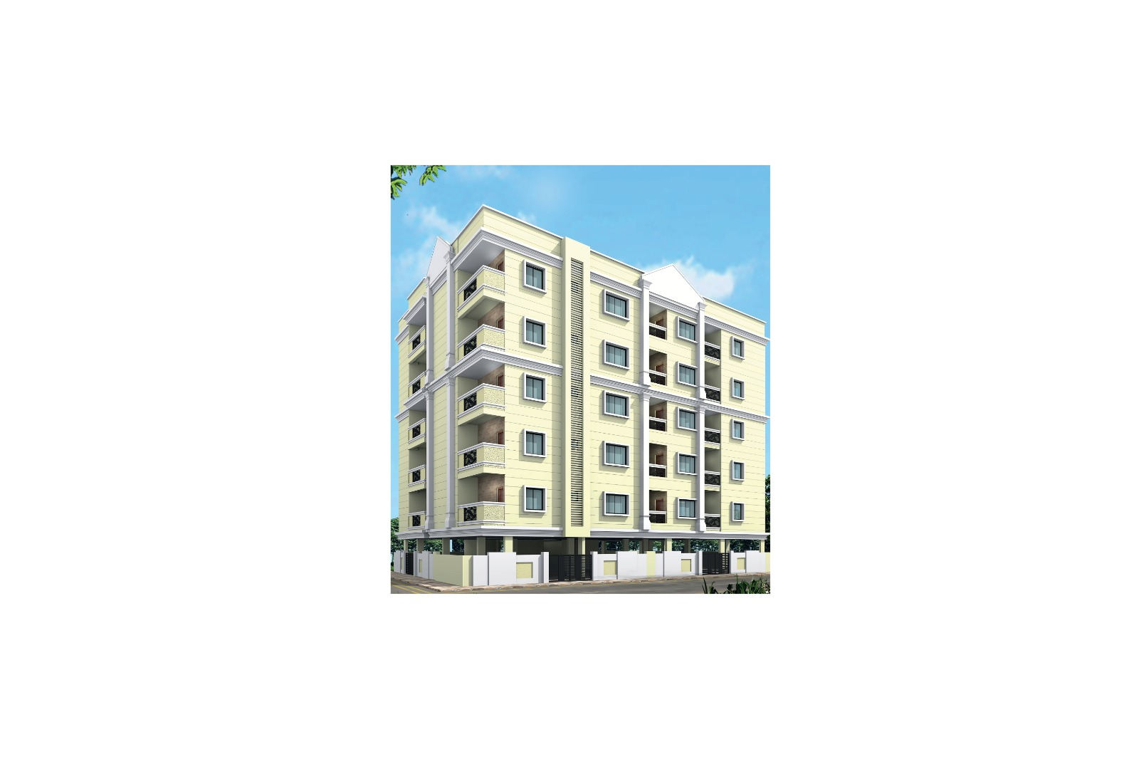 1570 Sq.Ft Flat with 3BHK For Sale in 