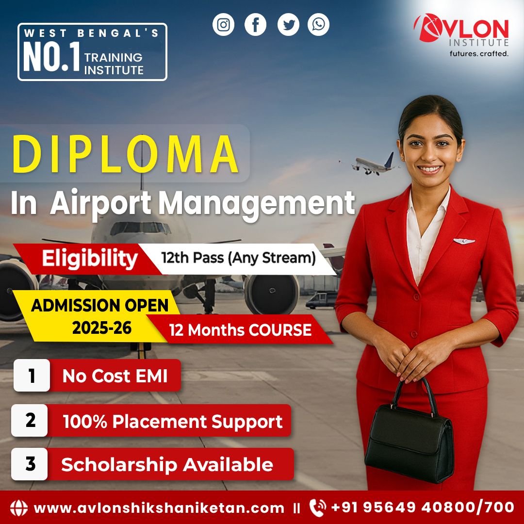 Diploma in Airport Management | 12-Month Course | Admission Open 2025–26 | Avlon Institute