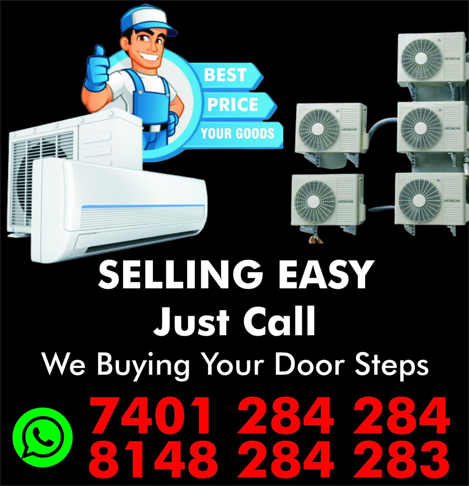 second hand ac buyers in chennai call 8148 284 283