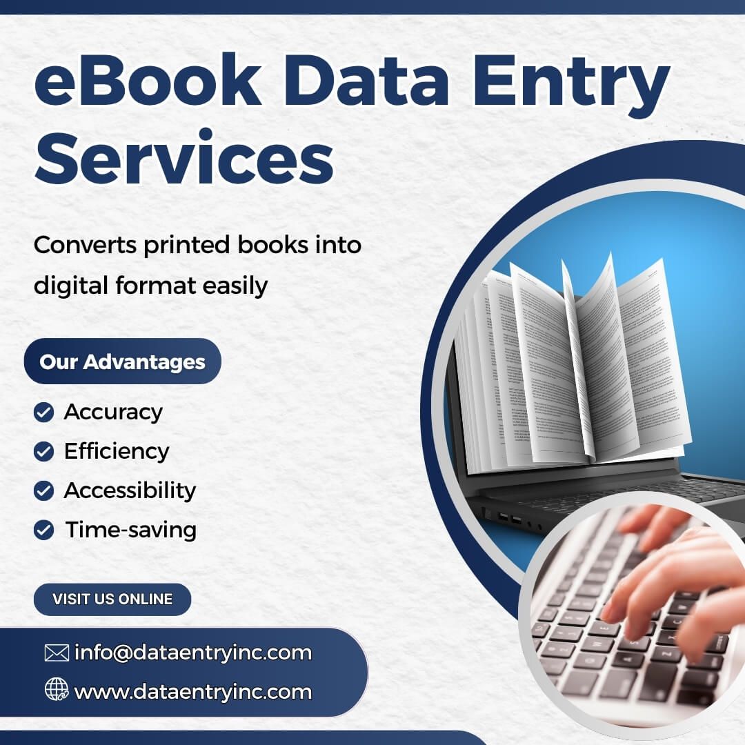 Best eBook Data Entry Services in India