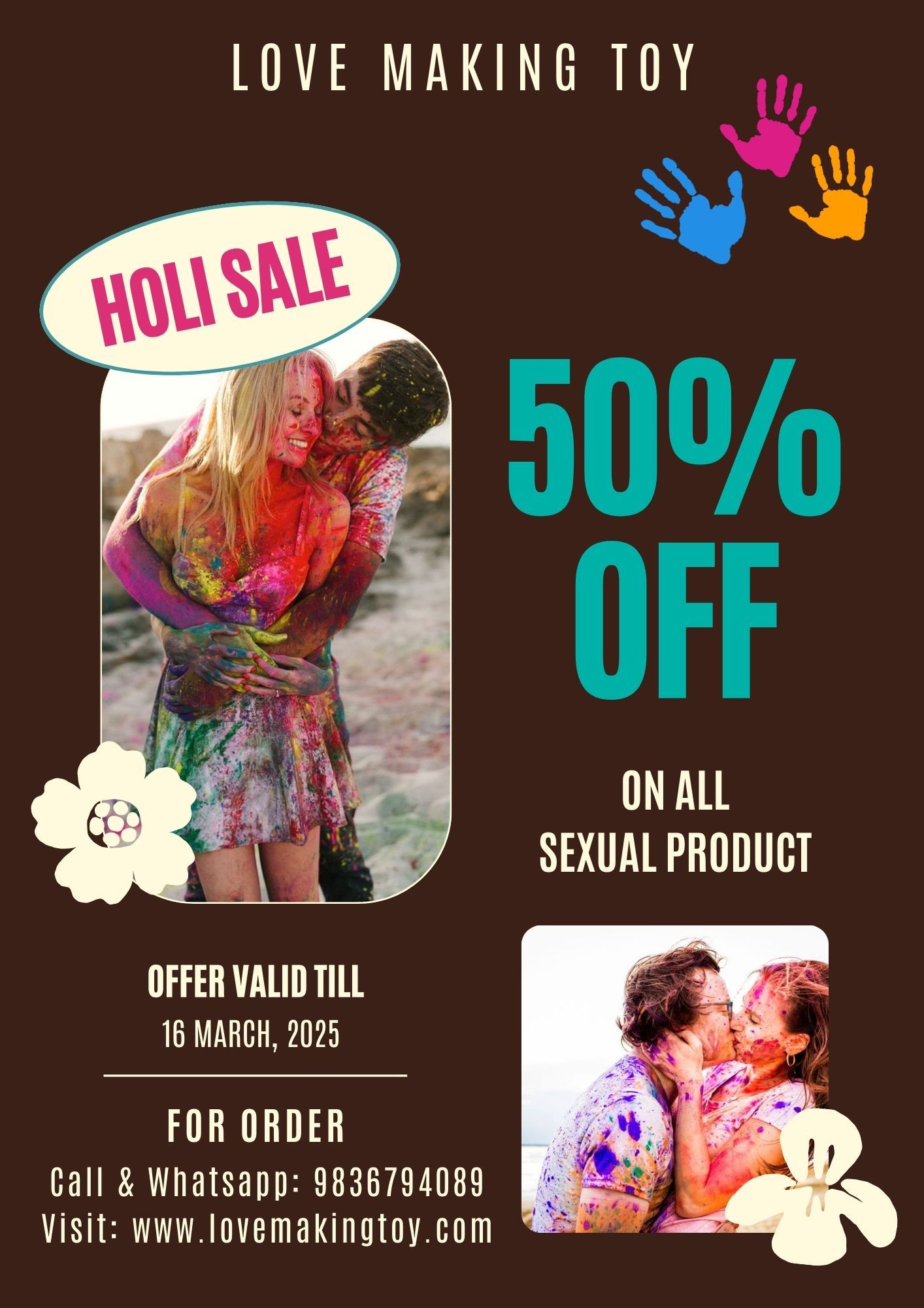 5 Erotic Tips to Enjoy the Festival of Colour Call 9836794089