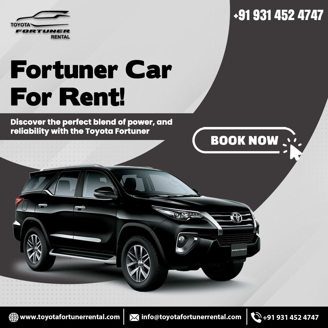 fortuner car rental jaipur