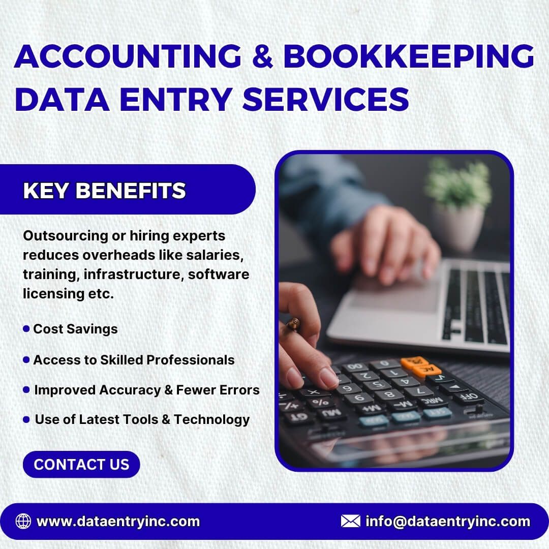 Accounting & Bookkeeping Data Entry Services in India