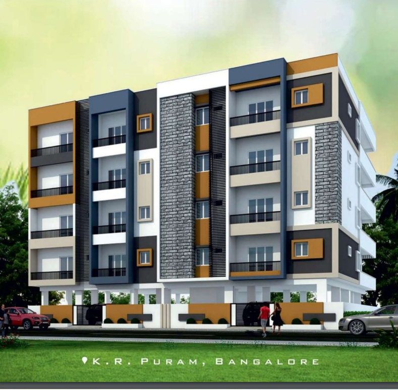 1100 Sq.Ft Flat with 2BHK For Sale in 2 BHK flats at minimum price in KR Puram