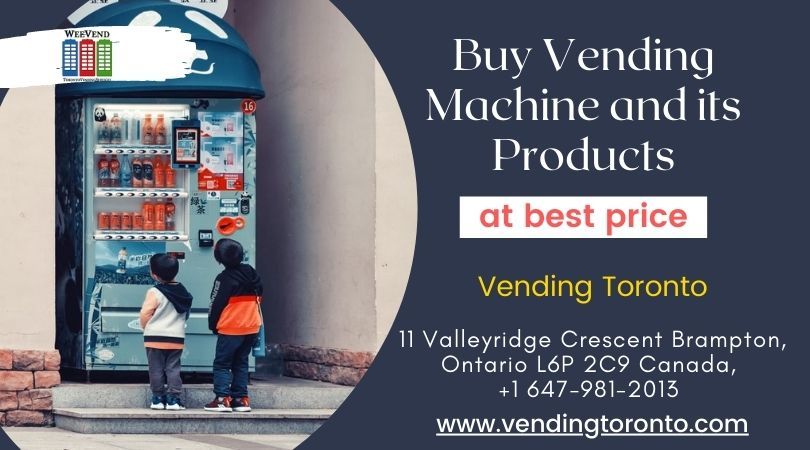 Buy all vending products from Toronto vending machine supplier