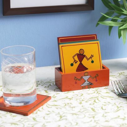 Shop Wooden Coasters Online in Bangalore