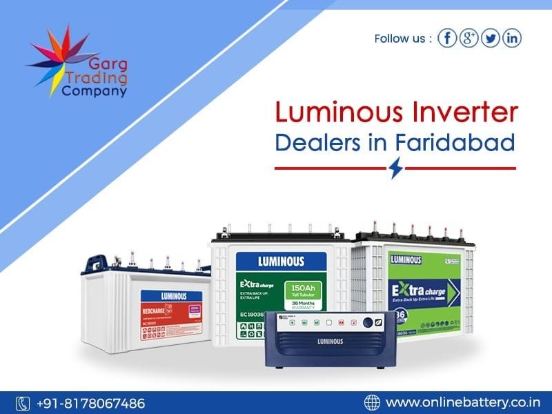 Luminous Inverter Battery Shop in Greater Faridabad