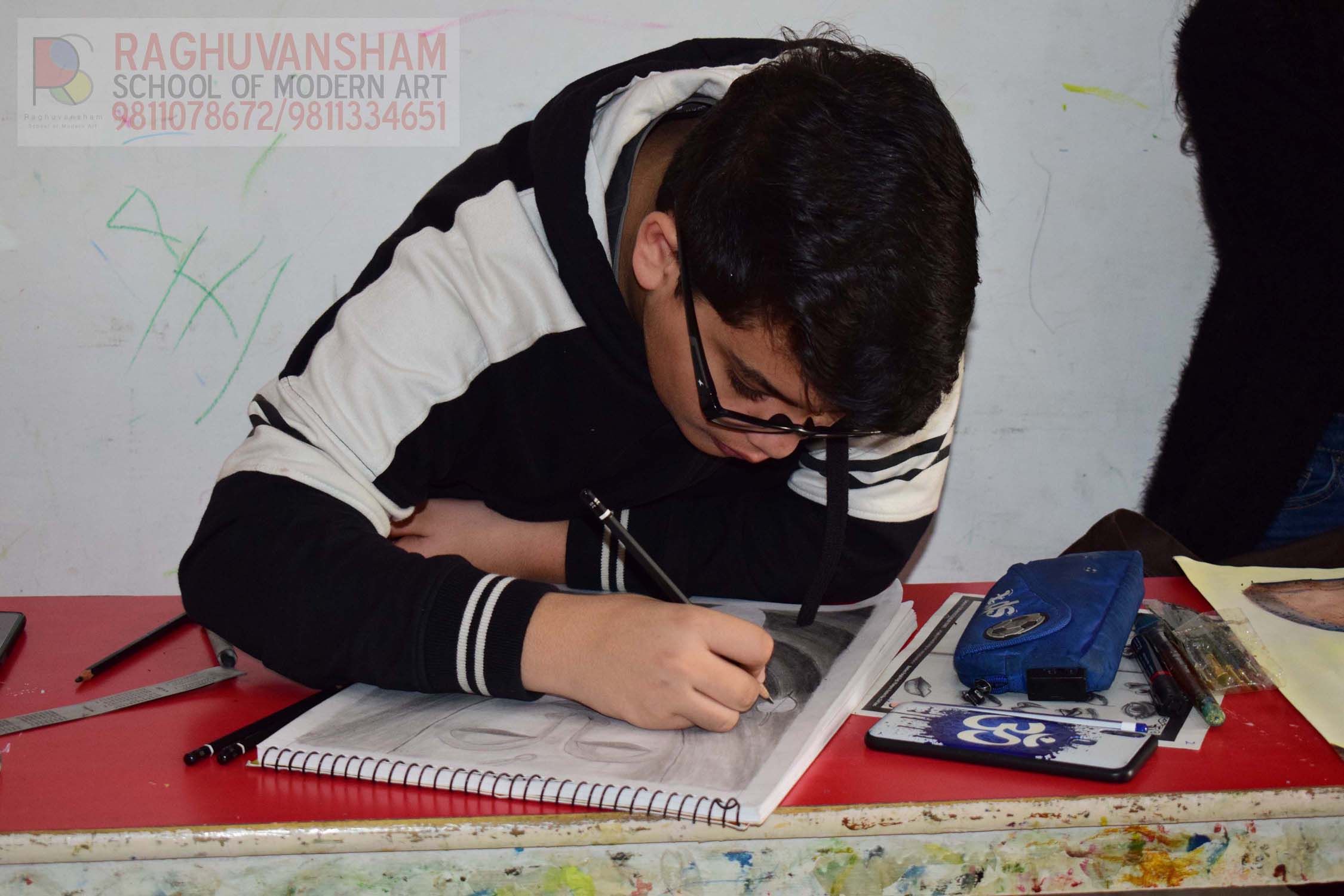 sketching classes in west punjabi bagh 